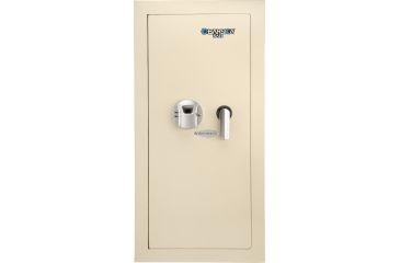 Image of Barska Large Biometric Wall Safe Left Opening,Cream AX12880