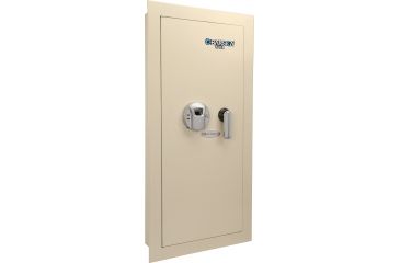 Image of Barska Large Biometric Wall Safe Left Opening,Cream AX12880