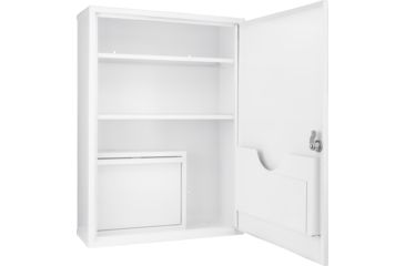 Image of Barska Large Medical Cabinet,15x5.5x20.9in,White CB12824