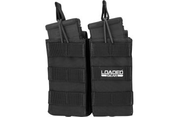 Image of Barska Loaded Gear CX-850 Double Magazine Pouch,Black BI13000