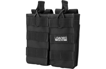 Image of Barska Loaded Gear CX-850 Double Magazine Pouch,Black BI13000