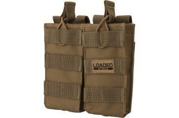 Image of Barska Loaded Gear CX-850 Double Magazine Pouch,Flat Dark Earth BI13002