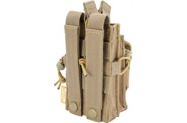 Image of Barska Loaded Gear CX-950 Dual Stacked Rifle and Handgun Mag Pouch,Flat Dark Earth BI13014