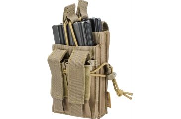 Image of Barska Loaded Gear CX-950 Dual Stacked Rifle and Handgun Mag Pouch,Flat Dark Earth BI13014