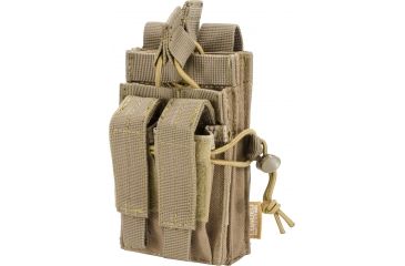 Image of Barska Loaded Gear CX-950 Dual Stacked Rifle and Handgun Mag Pouch,Flat Dark Earth BI13014