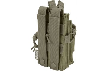 Image of Barska Loaded Gear CX-950 Dual Stacked Rifle and Handgun Mag Pouch,OD Green BI13016