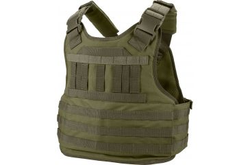 Image of Barska Loaded Gear VX-500 MOLLE Plate Carrier Tactical Vest,OD Green BI12290