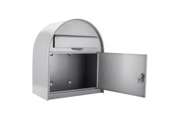 Image of Barska Locking Wall Mount Mailbox, White, Large, CB13254