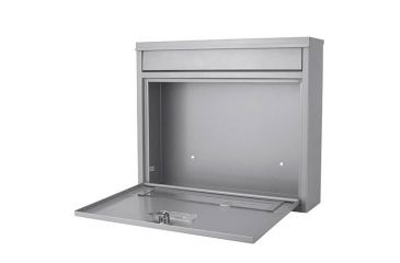 Image of Barska Locking Wall Mount Mailbox, White, Medium, CB13252