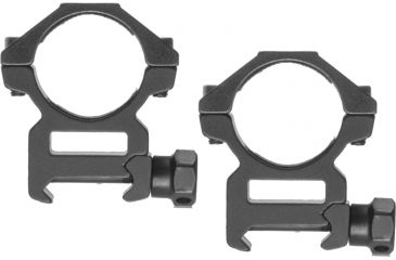 Image of Barska Medium 1in Weaver Style HQ Rings, Black, Medium AI13184