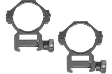 Image of Barska Medium 30mm Weaver Style HQ Rings, Black, Medium AI13188
