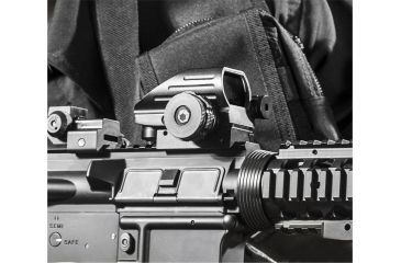 Image of Barska Multi Reticle Electro Sight with Red Laser, Black AC12136