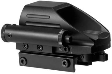 Image of Barska Multi Reticle Electro Sight with Red Laser, Black AC12136
