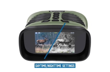 Image of Barska NV-2 10x43mm Night Vision Infrared Digital Binoculars, Matte Green, BQ14072