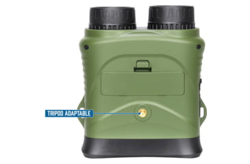 Image of Barska NV-2 10x43mm Night Vision Infrared Digital Binoculars, Matte Green, BQ14072