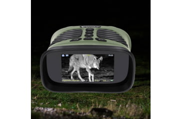 Image of Barska NV-2 10x43mm Night Vision Infrared Digital Binoculars, Matte Green, BQ14072