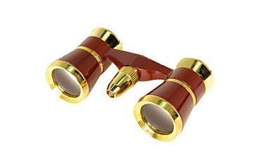 Image of Barska 3x25 Blueline Opera Glasses w/ Light &amp; Pouch - Ruby Red AB10286