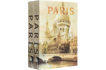 Image of Barska Paris &amp; Paris Series Dual Book Lock Boxes with Key Lock, Multi, Medium, CB13058