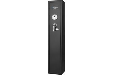Image of Barska Quick-Access Biometric Rifle Safe, Matte Black, AX11652