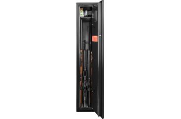 Image of Barska Quick-Access Biometric Rifle Safe, Matte Black, AX11652