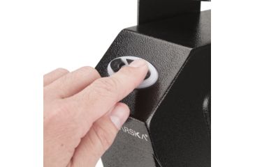 Image of Barska Quick Access Handgun Desk Safe, Black AX13094