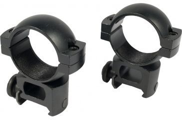 Image of Barska Rifle Scope Rings - 30mm, Extra High Height, Matte Black, Weaver Style - AI10826