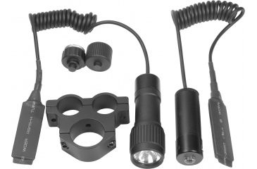 Image of Barska Tactical Red Laser 19mm Sight w/ Flashlight &amp; Mount, Black AU11005
