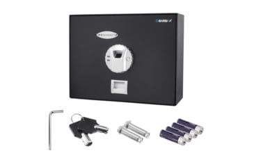 Image of Barska Top Open BioMetric Safe, Black, 14.75x11.25x5in Exerior AX11556