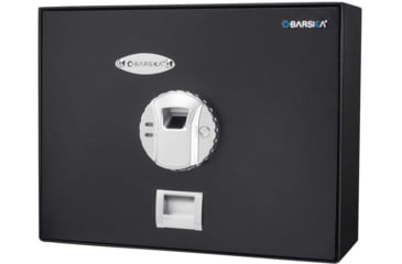 Image of Barska Top Open BioMetric Safe, Black, 14.75x11.25x5in Exerior AX11556