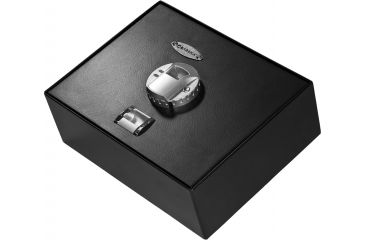 Image of Barska Top Open BioMetric Safe, Black, 14.75x11.25x5in Exerior AX11556