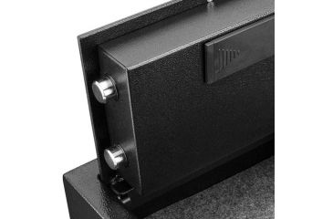 Image of Barska Top Open Keypad Safe, Low Battery Alert, 12 Gauge Sheet Steel Construction, Black, Outer Size 12 x 9.5 x 4.5 in AX12622