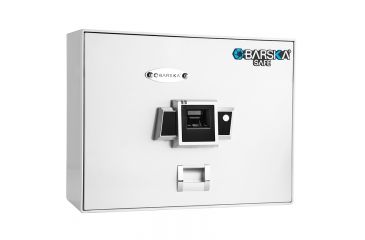 Image of Barska Top Opening Biometric Safe BX-200,14.5x11x2.5in,White AX12402