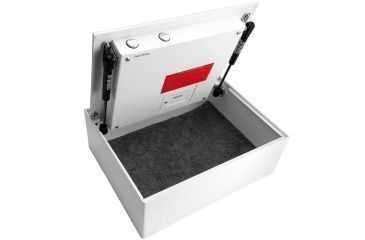 Image of Barska Top Opening Biometric Safe BX-200,14.5x11x2.5in,White AX12402