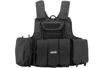 Image of Loaded Gear VX-300 Tactical Vest, Black, 22 in. Long, Adjustable, 38-to-50-in. Torso 193908