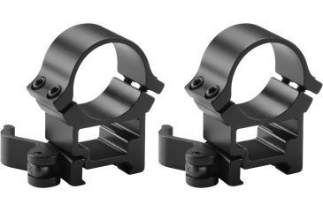Image of Barska Weaver Style See-Through Quick Release Rings, 30mm. Diameter, 1.3in. High, Per 2 193837