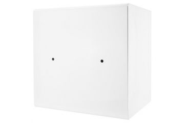 Image of Barska White Keypad Jewelry Safe, Dark Interior, Steel, White, Outer Size 18 x 14 x 17.5 in AX12732
