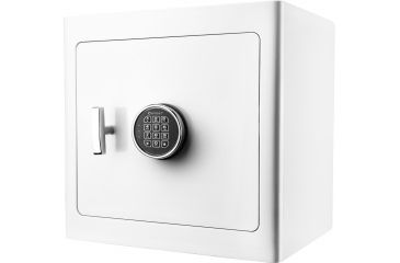 Image of Barska White Keypad Jewelry Safe Tan Interior, White, Medium AX13104