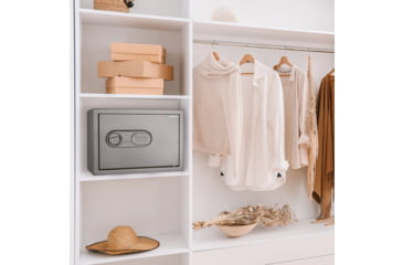 Image of Barska WL80 WardenLight 0.8 Cu. ft Digital Keypad Safe with Interior LED Light, Black, Small, AX13748