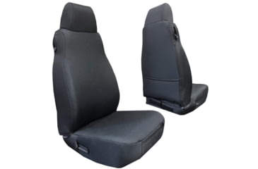Image of Bartact Jeep TJ Seat Covers Rear Bench 2003-2006 Wrangler TJ Baseline Performance, Graphite, TJBC0306RBG
