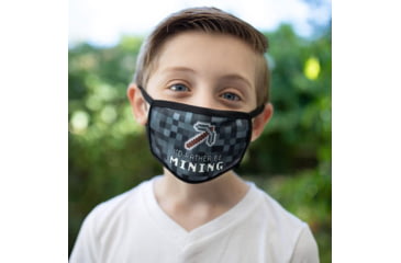 Image of Bartact Kids Reversible 2 Ply Polyester Reusable Washable Face Mask Cover w/ Filter Slot, Small, Minecraft Creeper, FMMNCRFT