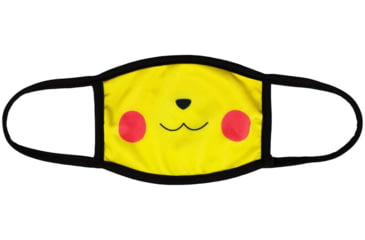 Image of Bartact Kids Reversible 2 Ply Polyester Reusable Washable Face Mask Cover w/ Filter Slot, Small, Pokemon Pikachu, FMPOKEMN