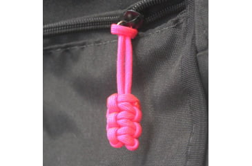 Image of Bartact Paracord Zipper Pull w/ Key Ring, Set of 5, Hot Pink, XXPZ5P