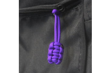 Image of Bartact Paracord Zipper Pull w/ Key Ring, Set of 5, Purple, XXPZ5V
