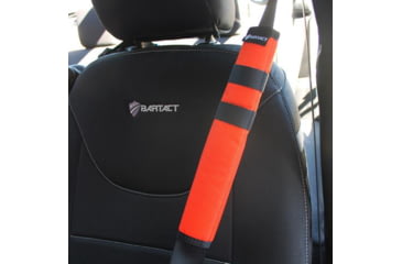 Image of Bartact Universal Seat Belt Covers, Pair, Orange, XXSBCN