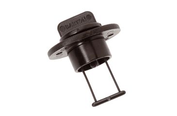 Image of Barton Marine Drain Plug and Socket - 15mm .60" Bore - Black 66518