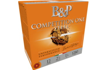 Image of Baschieri &amp; Pellagri Competition One 12 Gauge 1 oz 2.75in Steel Shotgun Ammo, #7.5, 25 Rounds, 12B1GCP7