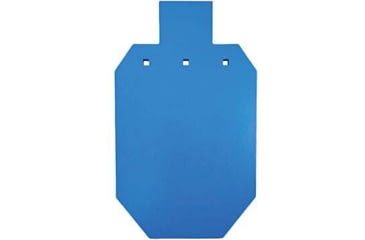 Image of Bash Target Supply Steel AR-550 Target Silhouette Two-Third Size 12x20 in, 1/2 in Thick, Powder Coated Gray