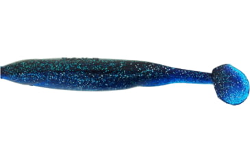 Image of Bass Assassin Bang Lures Die Dapper Swimbait, 5in, 10 per Pack, Junebug/Blue Belly, 5, DDA41436