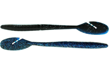 Image of Bass Assassin BANG Lures Ding Dong, 6in, 15 per Pack, Blue Shadow Glitter, 6, DDW57477