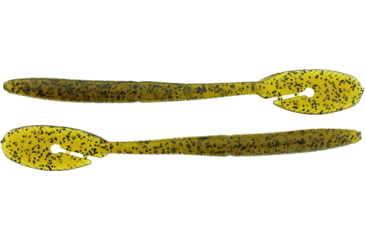 Image of Bass Assassin BANG Lures Ding Dong, 6in, 15 per Pack, Green Pumpkin, 6, DDW57458
